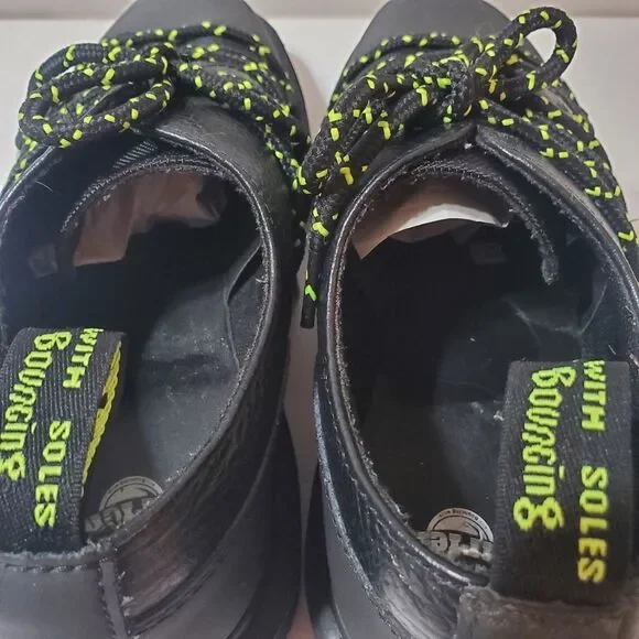 Dr. Martens Estrela Women's Black Oxford Shoes Airwair - Picture 6 of 15